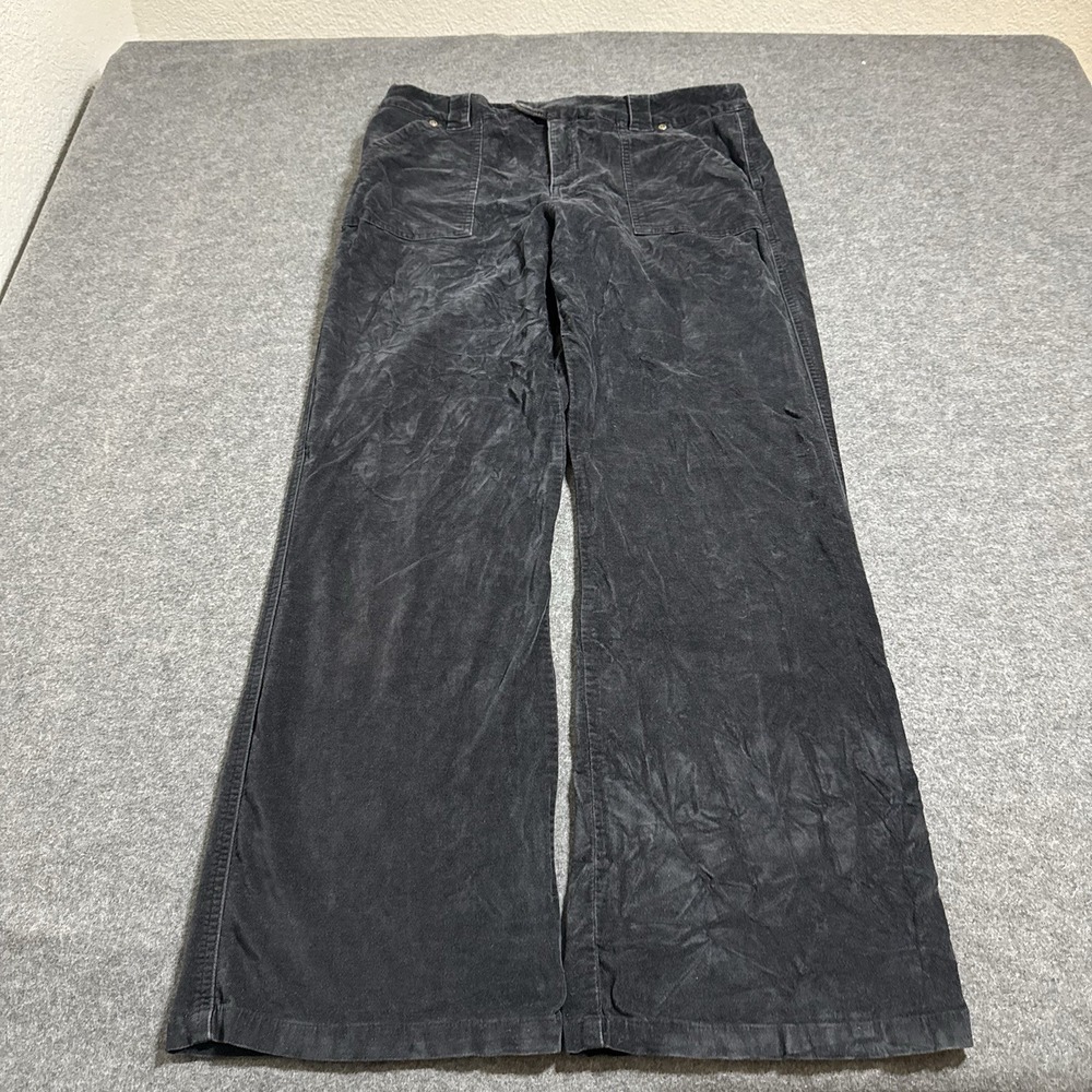 VTG Y2K Shaver Lake Velvet Wide Leg‎ Utility Pockets Size 10 Grunge Boho Goth